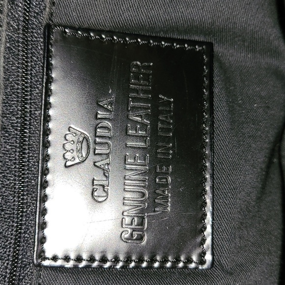 Claudia* Leather Handbag* Black* - Picture 5 of 7